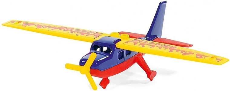 Avion de secours avec hélice rotative
