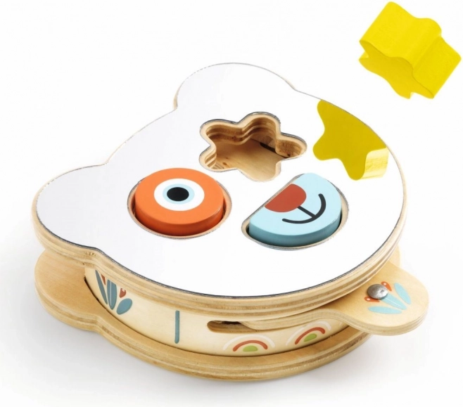 Djeco ours à encastrer – puzzle en bois pour tout-petits