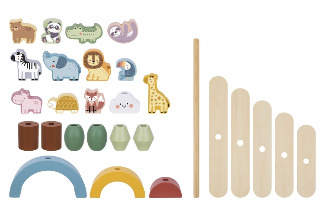 Woopie animaux en bois empilables