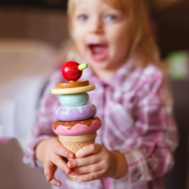 Crèmes glacées en bois Woopie Green pâtisserie Montessori