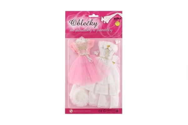 Vêtements avec accessoires pour poupées 2 pièces