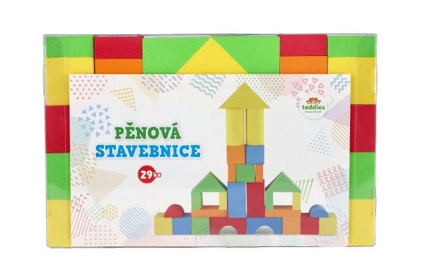Kit de construction en mousse colorée pour enfants