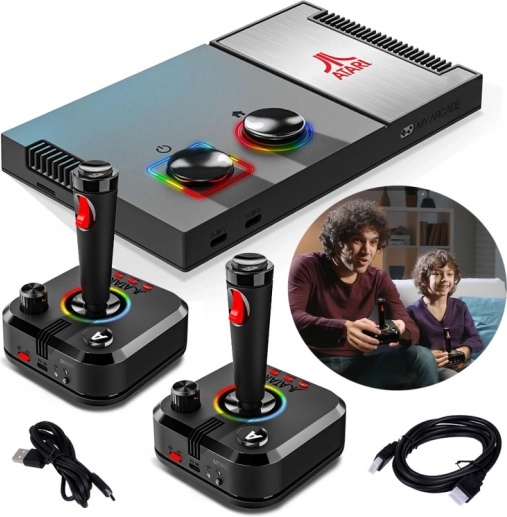 console de jeux rétro atari gamestation pro avec plus de 200 jeux