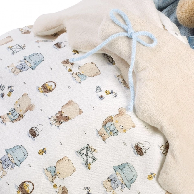 Llorens 73885 NOUVEAU-NÉ GARÇON - poupée réaliste bébé avec corps tout en vinyle - 40 cm