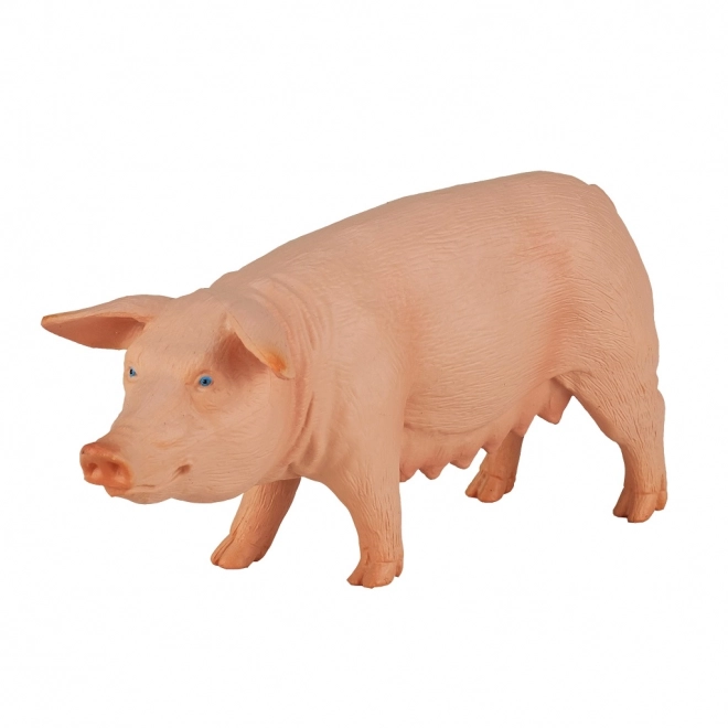 Figurine réaliste en plastique de truie