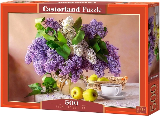 Puzzle 500 pièces – fleurs de lilas dans un vase