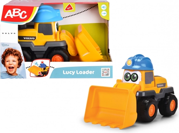 volvo abc bulldozer pour enfants 25 cm