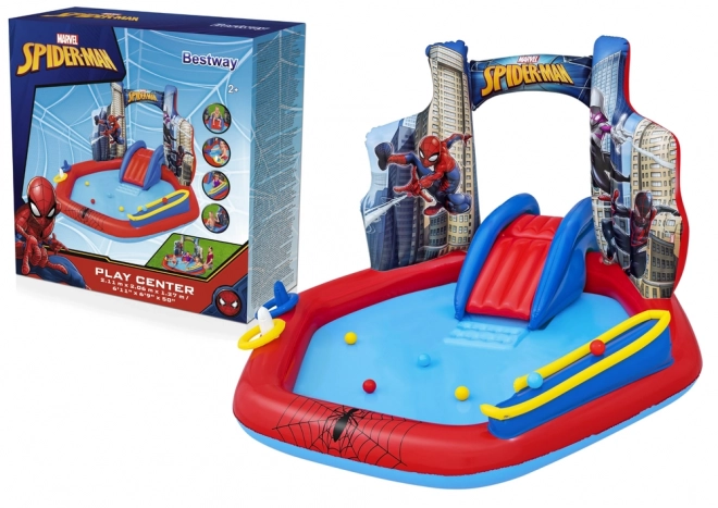 Terrain de jeu aquatique gonflable Spider-Man