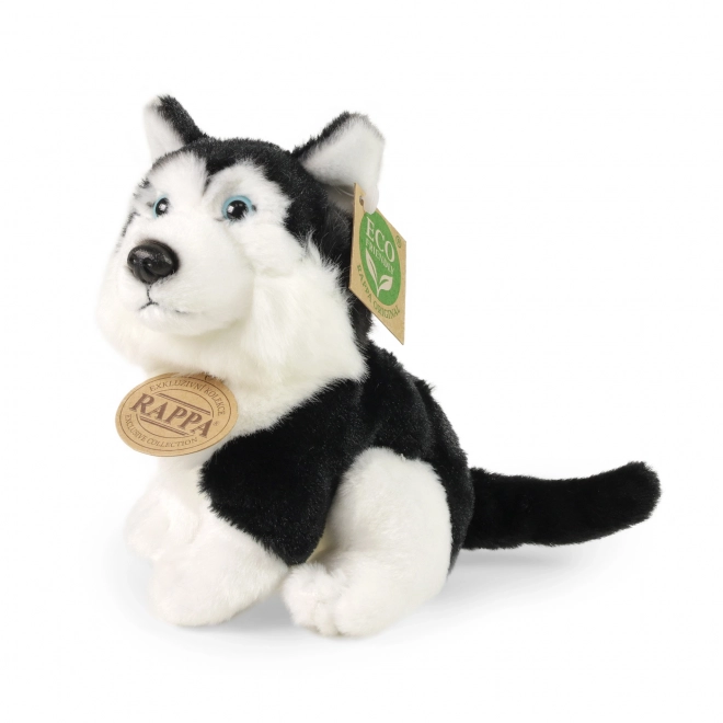 Chien husky en peluche 16 cm ÉCOLOGIQUE