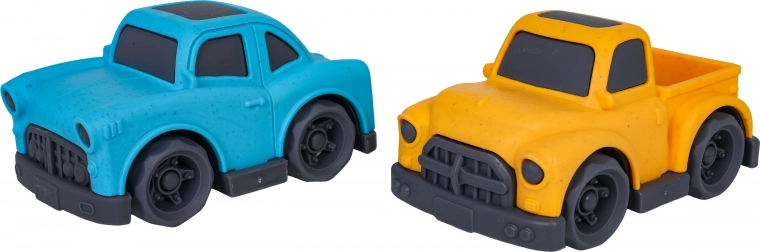 Transporteur avec deux petites voitures