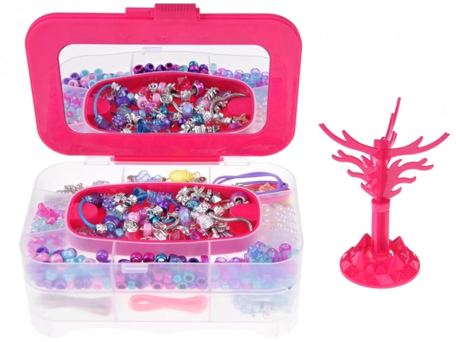Kit pour la fabrication de bracelets avec breloques et perles