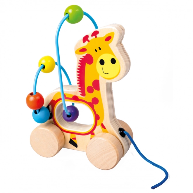 Bino Labyrinthe avec perles Girafe