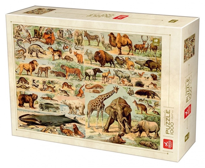 Puzzle Encyclopédie Animaux Sauvages