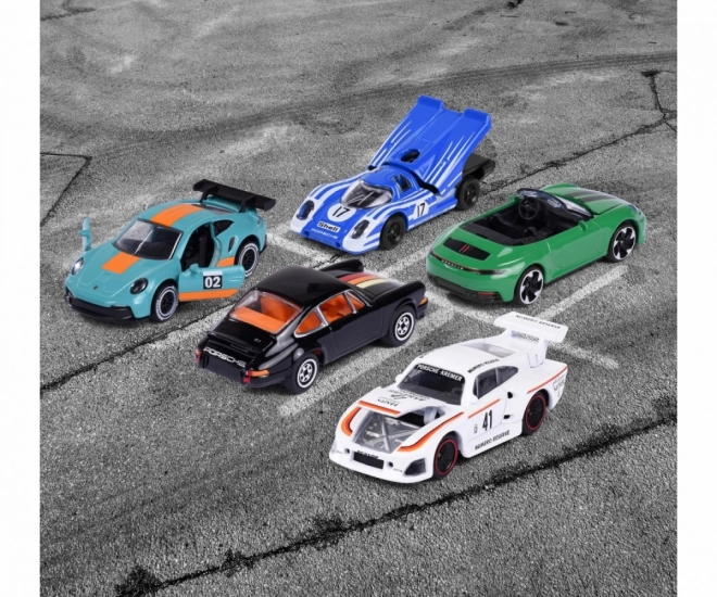 Majorette Porsche Motorsport Coffret cadeau 5 pcs