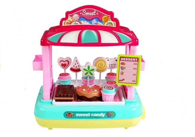 Caisse enregistreuse pour enfants avec stand de friandises
