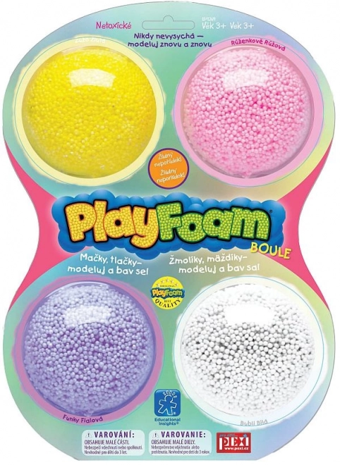PlayFoam® Pâte à modeler boulettes 4 couleurs
