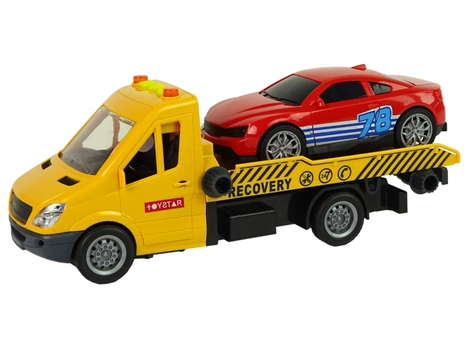 Transporteur Camion Auto de Remorquage Assisté Sons Lumières