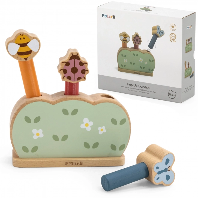 Lanceur en bois animaux de jardin