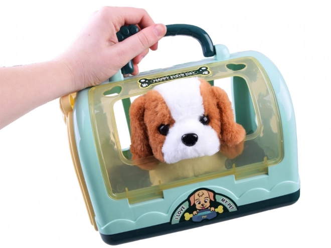 Chien interactif Beagle avec accessoires