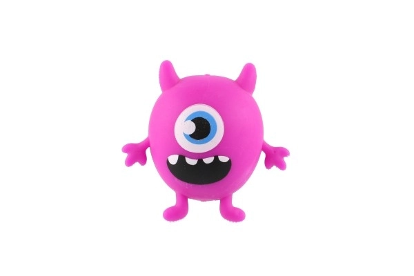 Balle monstre anti-stress à presser slime 9x8cm 3 couleurs