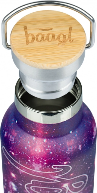 Bouteille isotherme avec bouchon en bambou Galaxy 500 ml