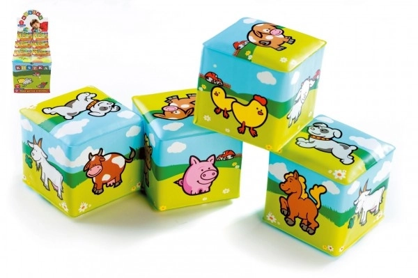 Bloc doux Mes premiers animaux - 7x7 cm