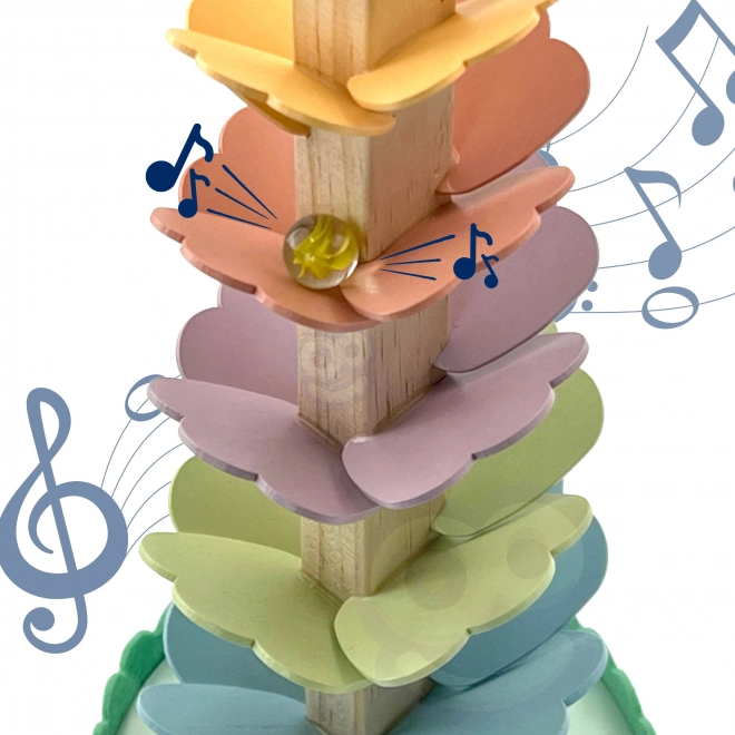 Tour spirale en bois Tooky Toy pour enfants