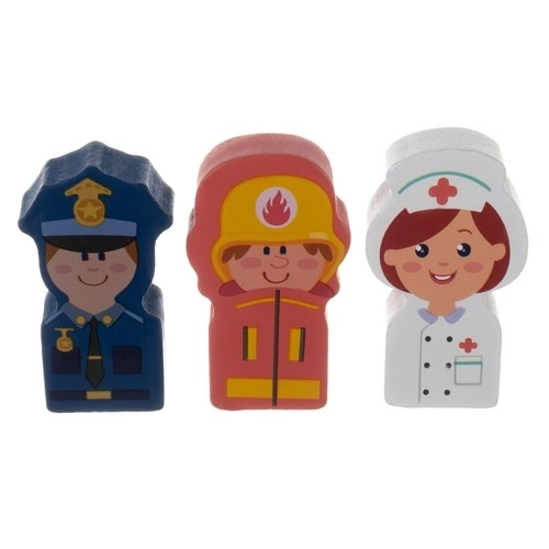 Ville en bois - Blocs colorés Kruzzel pour enfants