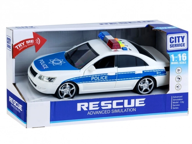 Voiture de police avec effets sonores et lumineux