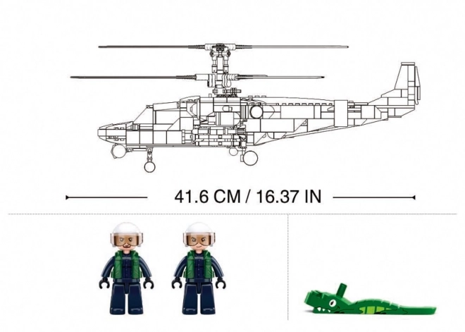 Sluban Hélicoptère de combat KA-52S M38-B1138