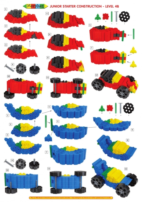 Morphun Starter 600 pcs. ensemble de construction pour enfants