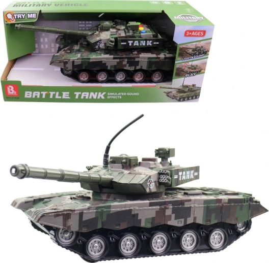 Char à piles pour petits soldats
