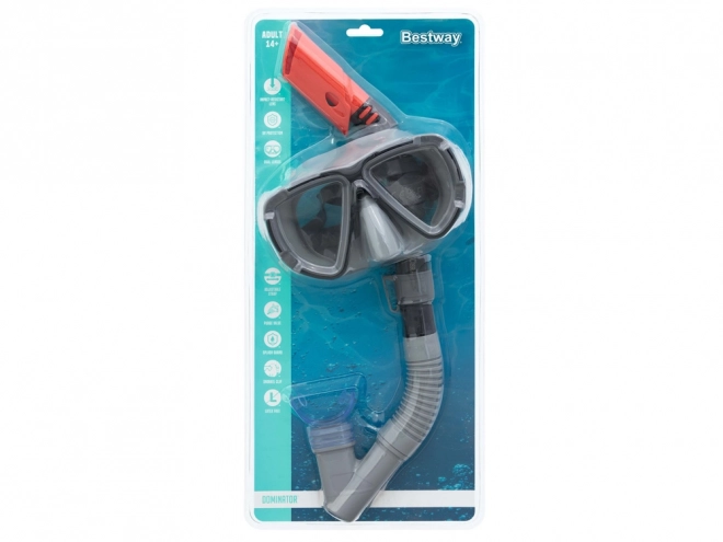 Masque et tuba pour plongée Bestway – Noir