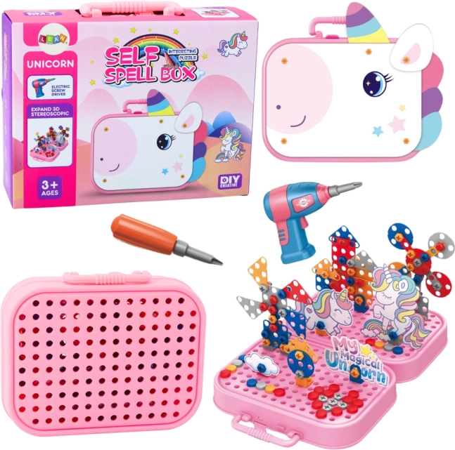 Kit de construction créatif Licorne avec perceuse