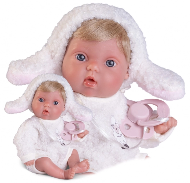Antonio Juan 85317-2 Picolín ovečka - poupée réaliste bébé avec corps tout en vinyle - 21 cm