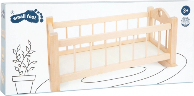 Petite berceau en bois naturel pour poupées Small Foot