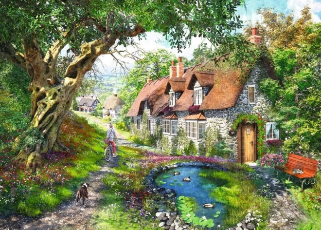 Puzzle Ravensburger Route fleurie 1000 pièces