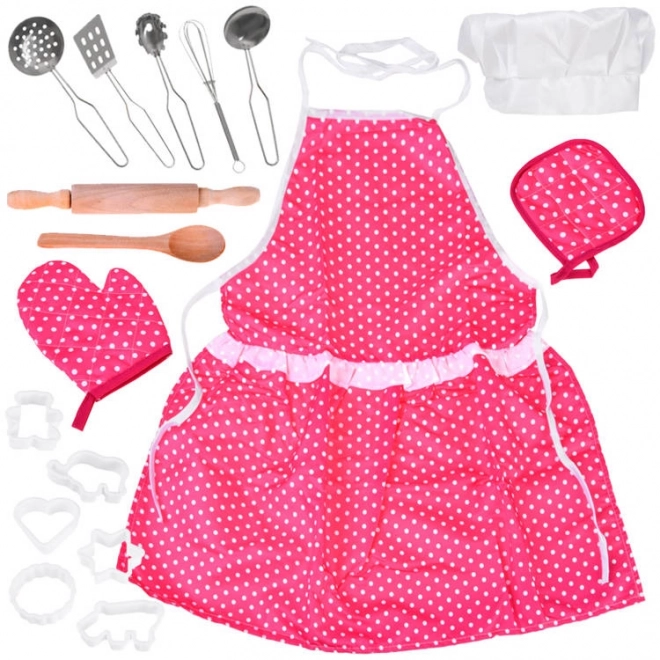 Ensemble de cuisine avec toque et accessoires