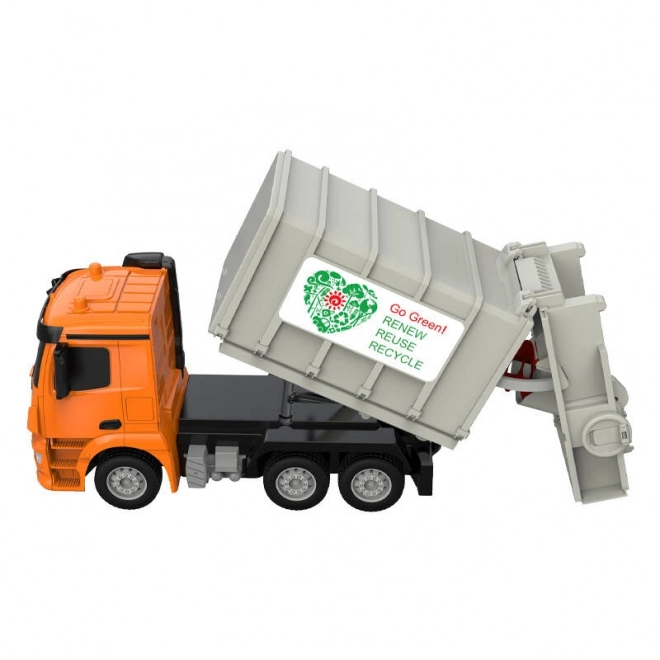 RC camion-benne télécommandé 1:26 Double Eagle (orange) Mercedes-Benz Antos E676-003