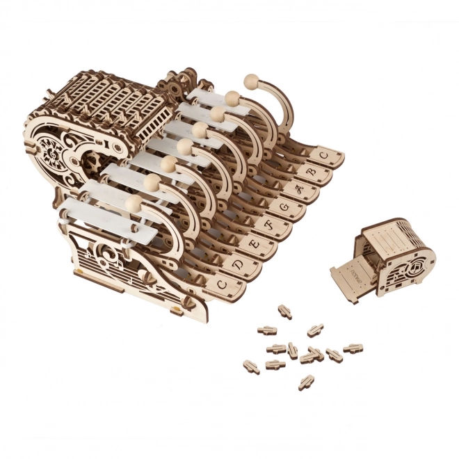 Ugears modèle mécanique en bois de l'instrument musical Celesta