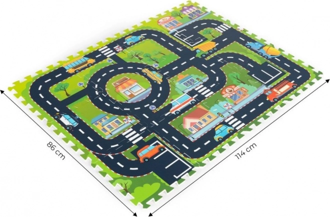 ECOTOYS Puzzle en mousse Ville