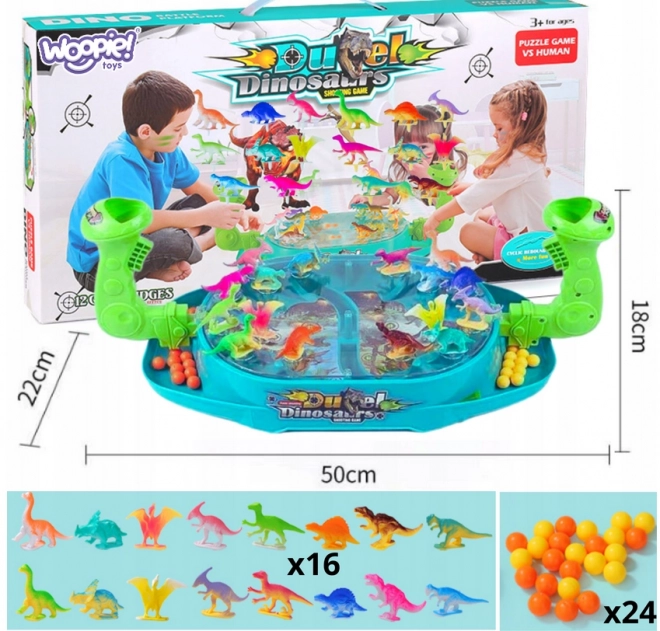 Jeu passionnant Bataille de dinosaures de Woopie