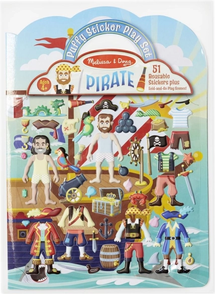 Set créatif marin - Autocollants réutilisables de Melissa & Doug