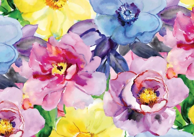 Interdruk Puzzle Fleurs Colorées 500 Pièces