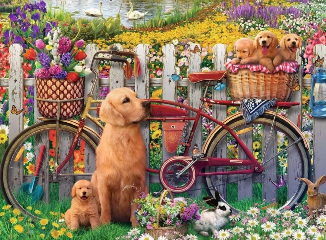 Puzzle chiens mignons 500 pièces RAVENSBURGER