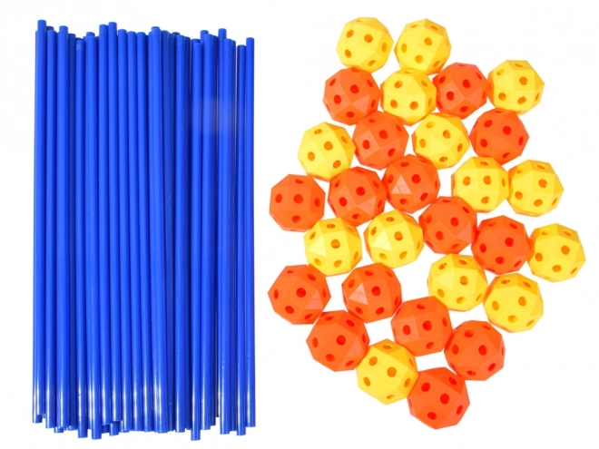Jeux de Construction Grandes Pailles 81 pcs