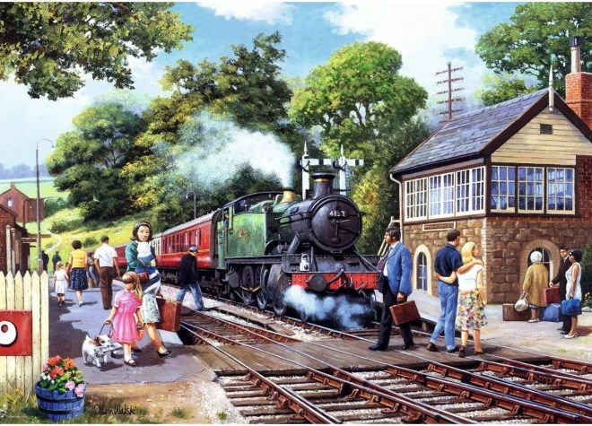 Ravensburger puzzle Arrêt de train à la campagne 1000 pièces