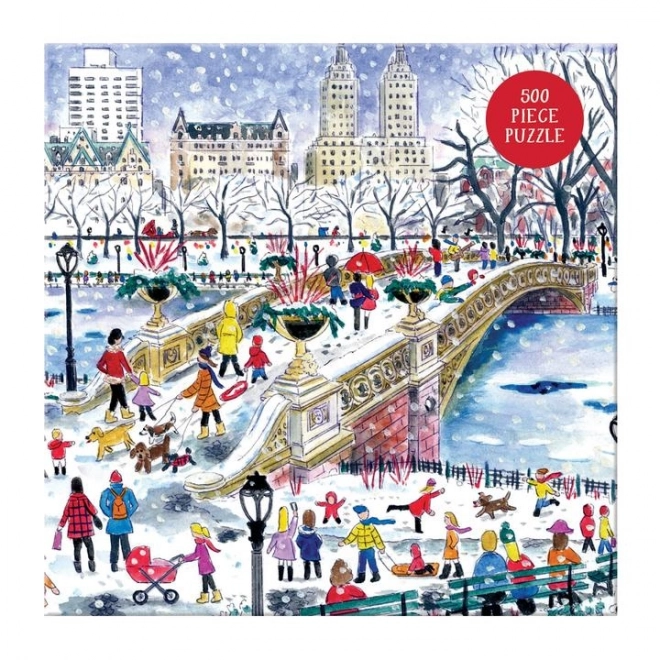 Puzzle carré Bow Bridge à Central Park 500 pièces