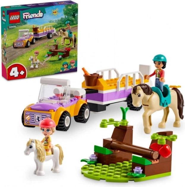 LEGO® Friends 42634 Remorque pour transporter chevaux et poneys