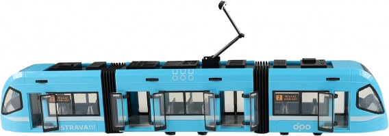 Tramway moderne bleu Ostrava 47 cm